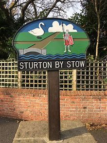 Sturton by Stow sign